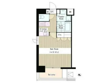 アグリパーク深川(1K/7階)の間取り写真