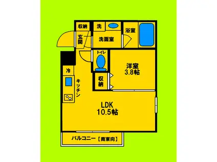 GRAN EPI-グランエピ-(1LDK/5階)の間取り写真