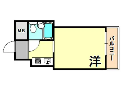 NEOダイキョー神戸元町(ワンルーム/8階)の間取り写真