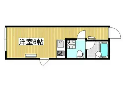 ゴールドレジデンシア西荻窪(ワンルーム/3階)の間取り写真