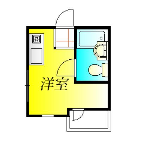 プレアール古市駅前(ワンルーム/4階)の間取り写真