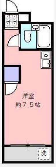 アーバンハイツ(ワンルーム/3階)の間取り写真