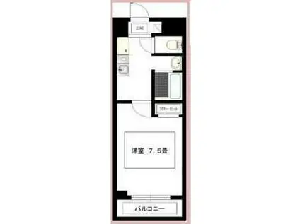 レジデンス滝子館(1K/3階)の間取り写真