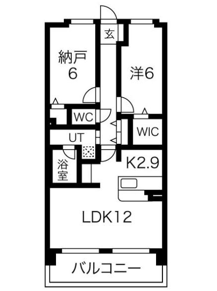 MAISON CALME 守山(2LDK/3階)の間取り写真