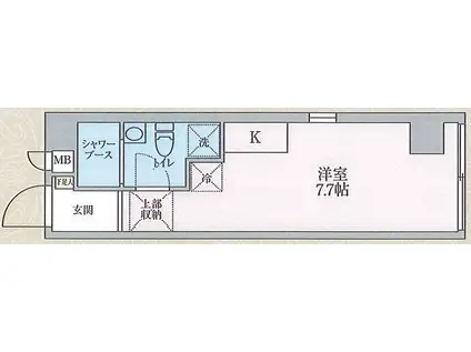 TOYO-ICHI APARTMENT(ワンルーム/2階)の間取り写真
