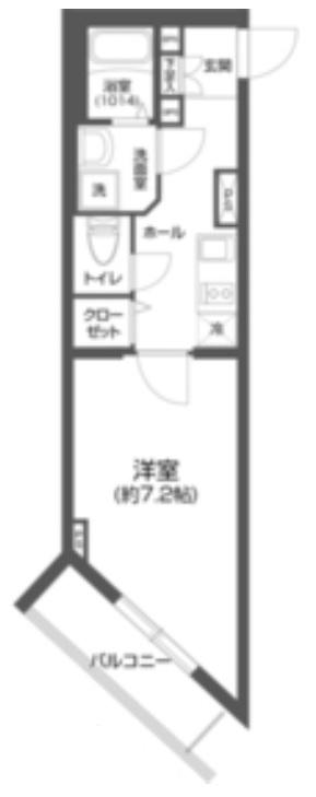 コンポジット王子(1K/1階)の間取り写真