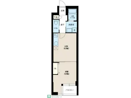 レオーネ成増駅前(1LDK/2階)の間取り写真