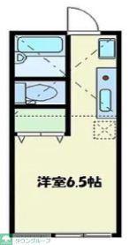 エスポワール(ワンルーム/1階)の間取り写真