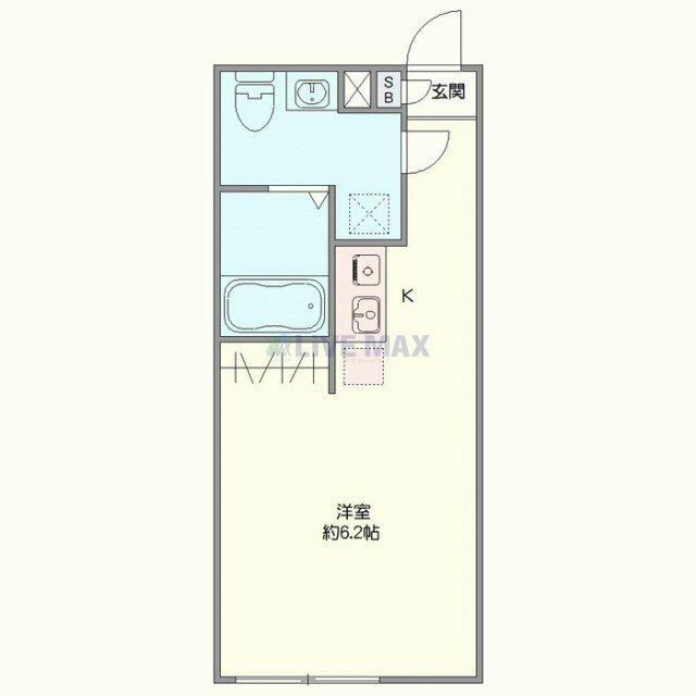フィオーネ新小岩(ワンルーム/2階)の間取り写真