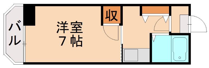 デイズマンション(1K/5階)の間取り写真