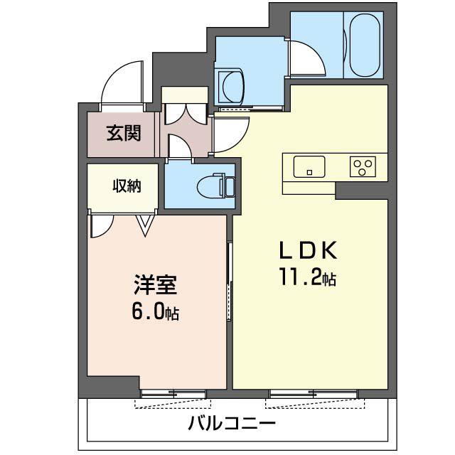 シャーメゾン プレミアス(1LDK/3階)の間取り写真