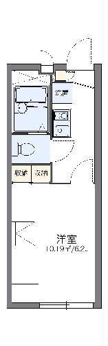 レオパレスたかみ(1K/2階)の間取り写真