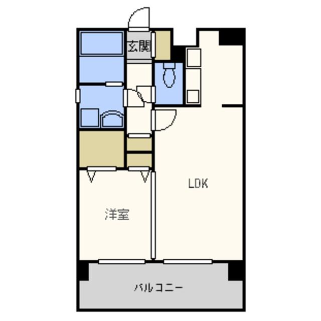グレイスフルマンション舞松原(1LDK/2階)の間取り写真