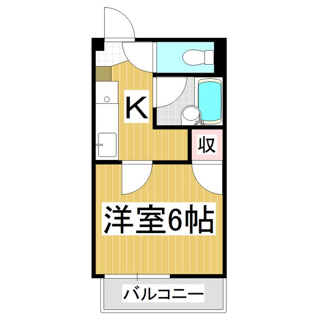 SURPLUS ONE恵比寿(1K/1階)の間取り写真