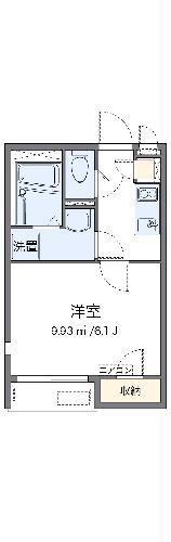 レオネクストT(1K/2階)の間取り写真