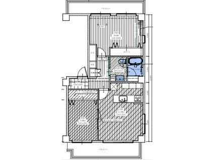 ヴィラロイヤル文京西片(2LDK/10階)の間取り写真