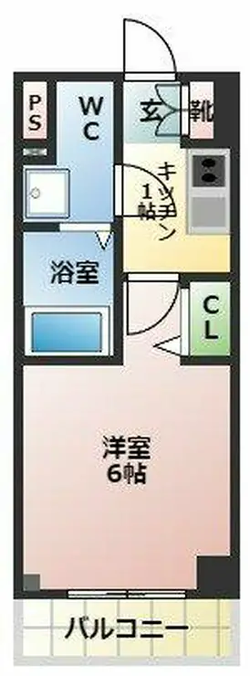 スカイコート川崎西口 7階階 間取り