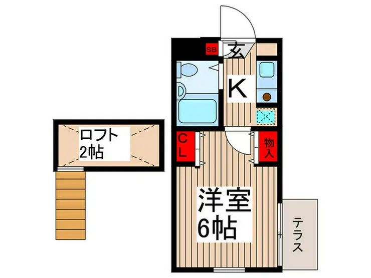 シティパレス上尾5 1階階 間取り