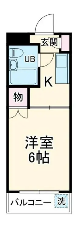 ヒルタウンハイツ 2階階 間取り