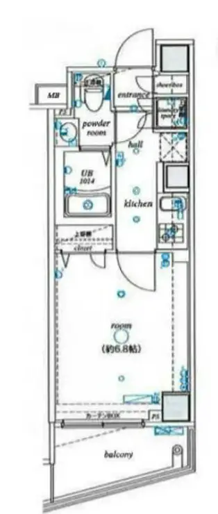 レオーネ亀戸 7階階 間取り
