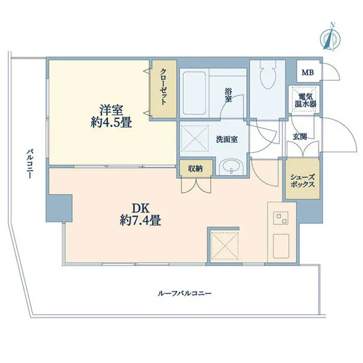 三軒茶屋リリエンハイム 10階階 間取り