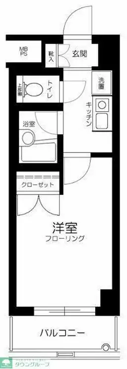 メインステージ東高円寺 4階階 間取り