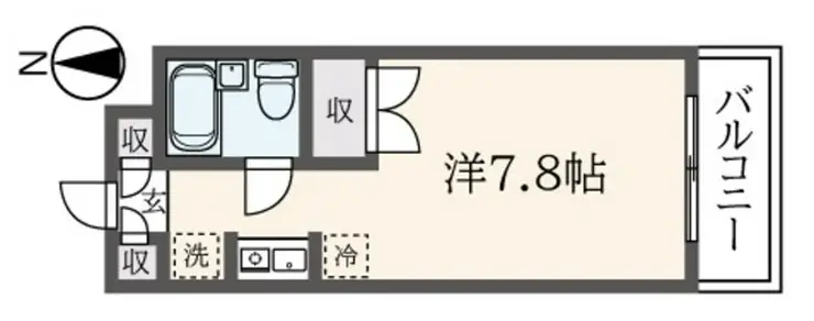 久地ガーデンハイツ 4階階 間取り