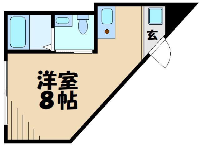 ラ・カンパネラ中央林間(ワンルーム/3階)の間取り写真