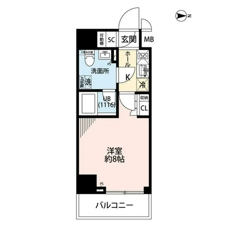 プレール・ドゥーク住吉IV 2階階 間取り