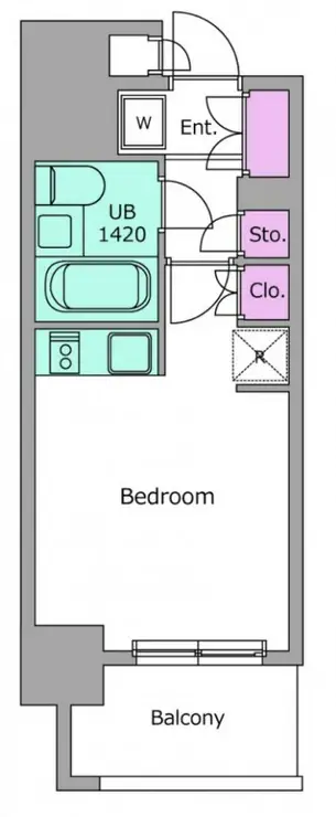 レジディア川崎 10階階 間取り