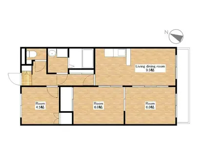 スピカ21(3LDK/2階)の間取り写真