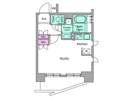 レジディア御茶ノ水(ワンルーム/10階)の間取り写真