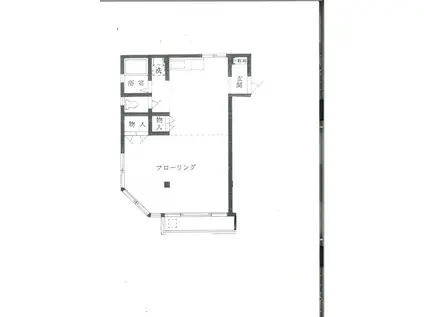 パナセブンハイツ(ワンルーム/3階)の間取り写真