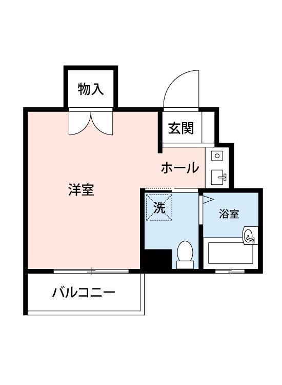 大州藤村ビル(ワンルーム/3階)の間取り写真