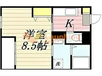 リブレアエムアールII(1K/1階)の間取り写真