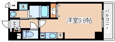 PRIMAVERA KOBE(ワンルーム/2階)の間取り写真