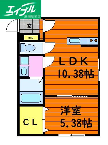 SARAH - サラ -(1LDK/1階)の間取り写真