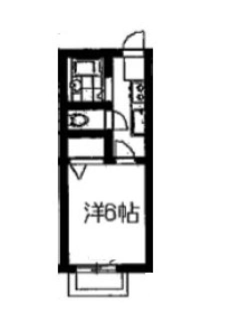 ヒルグレイス久が原(1K/2階)の間取り写真