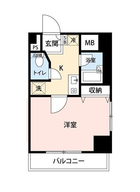 マイナビSTAYミライエ御茶ノ水清水坂(1K/7階)の間取り写真