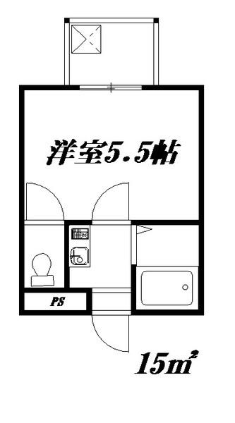 ジオナ新大阪(1K/9階)の間取り写真