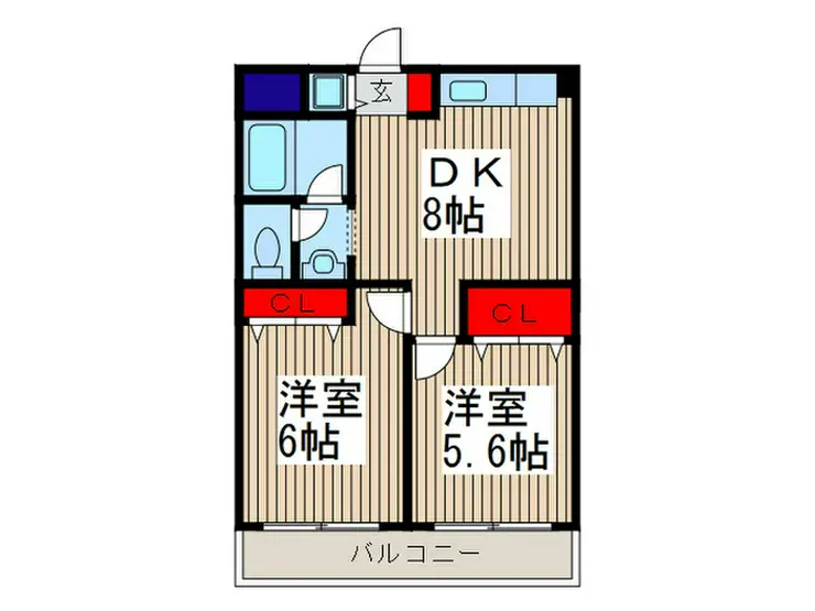 ピジョンハウス2 2階階 間取り