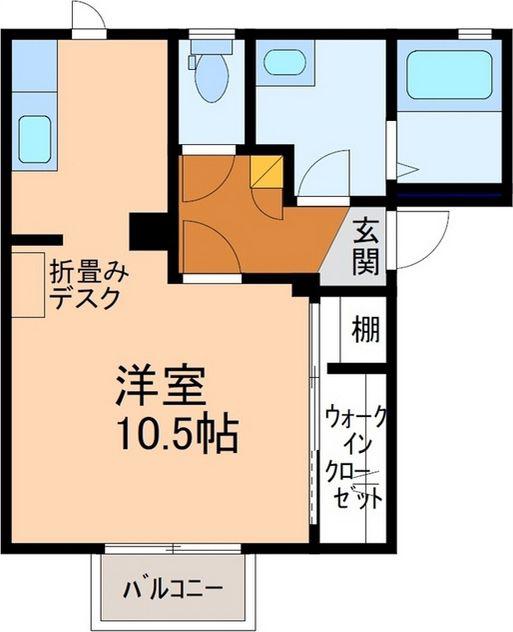 北陸鉄道浅野川線 磯部駅(石川) 徒歩47分 2階建 築27年(ワンルーム/1階)の間取り写真