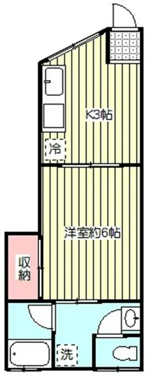浜田ビル 1階階 間取り