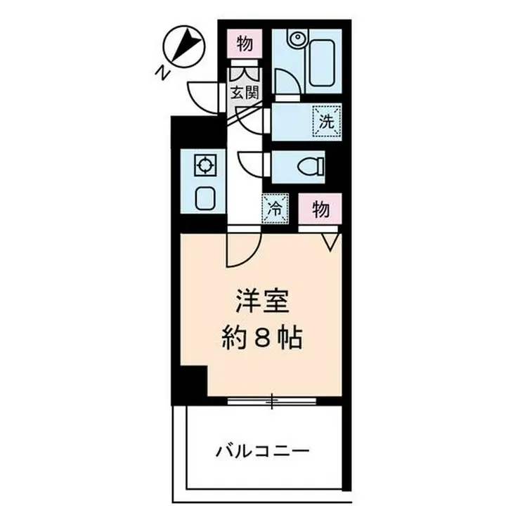ソレイユ駒沢 6階階 間取り