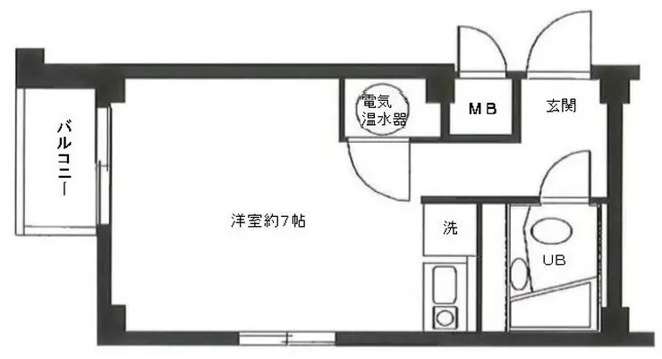 牛込パークハイツ 1階階 間取り