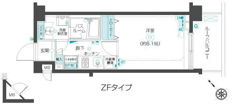 フェニックス練馬桜台 7階階 間取り