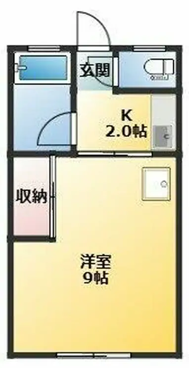 サンライズコーポ 3階階 間取り