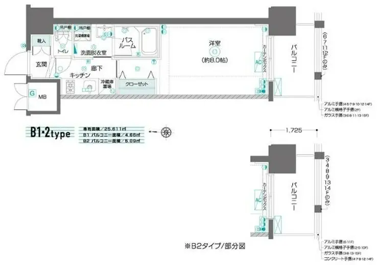 ZOOM東陽町 6階階 間取り