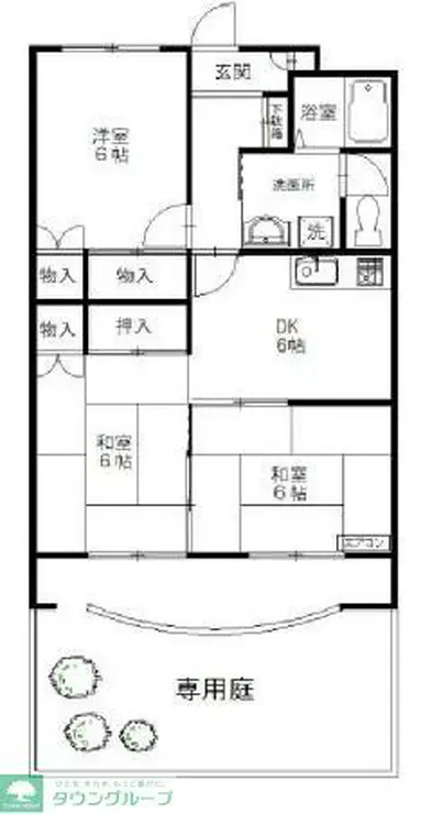 コンフォート22 1階階 間取り