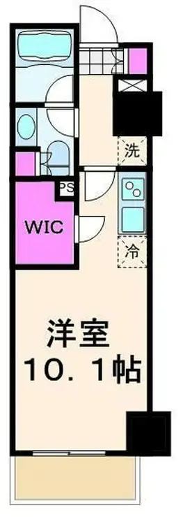 パークハビオ門前仲町 10階階 間取り